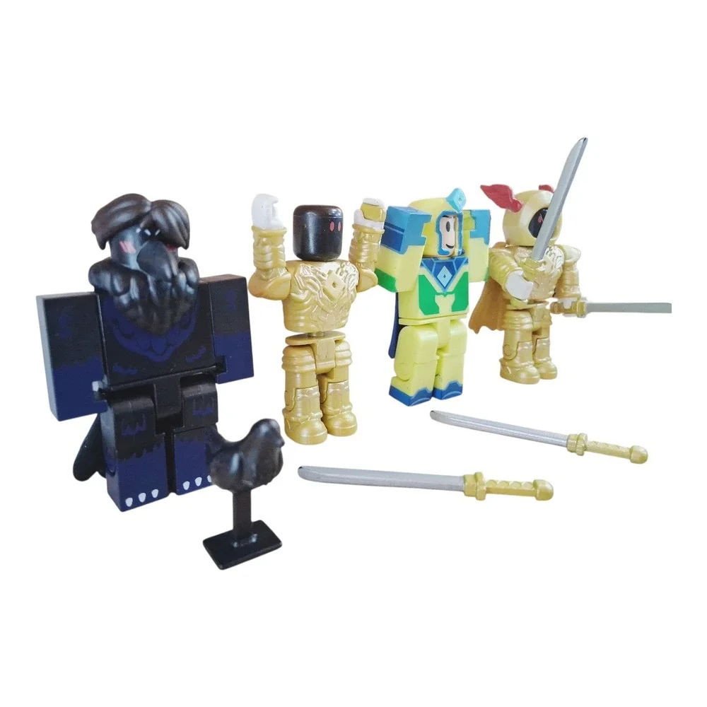 Lot of 4 Roblox Celebrity Mystery Box Figures With‎ Accessories
